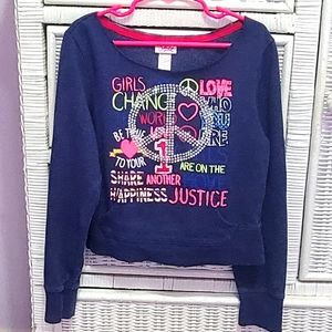 Justice Sweatshirt Size 7